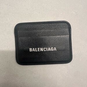 Balenciaga Cash Card Holder in black